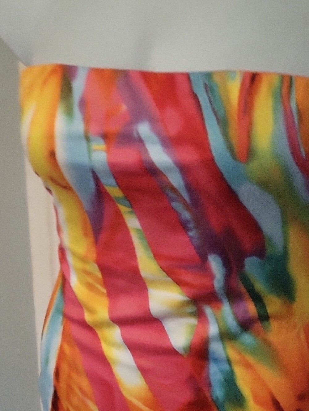 SHEIN Vibrant Multicolor Strapless Bodycon Mini Dress - Picture 10 of 12